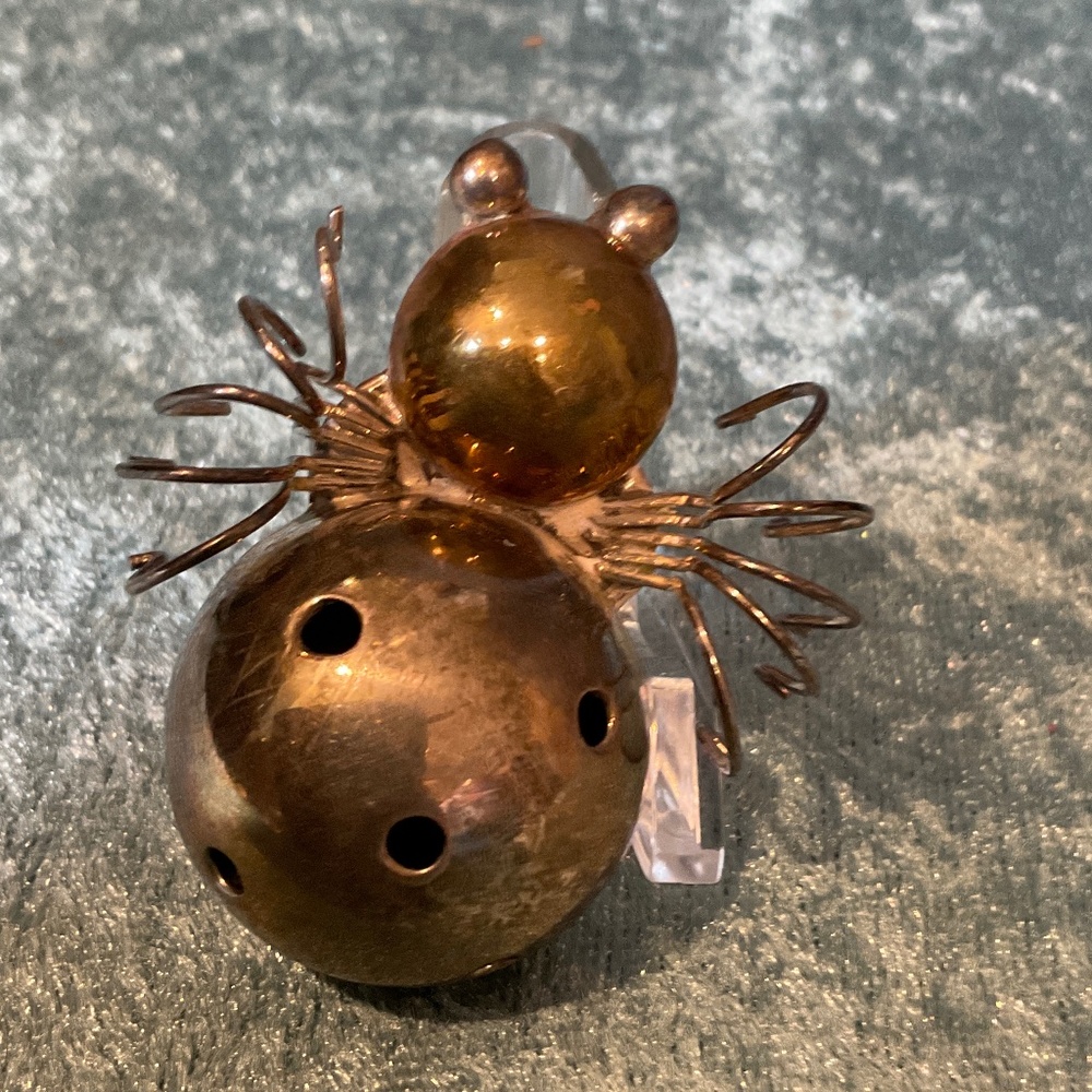 Vintage Sterling Silver Lady Bug Pin, Mexico